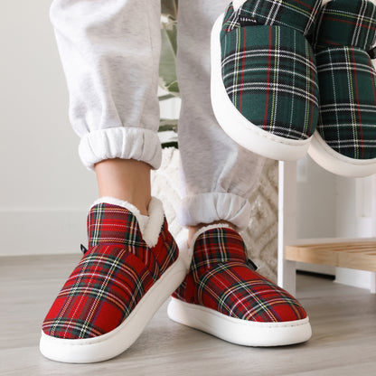Pluffi Slippers – Plaid Edition