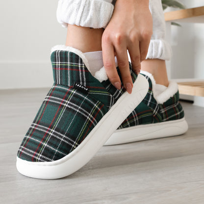 Pluffi Slippers – Plaid Edition